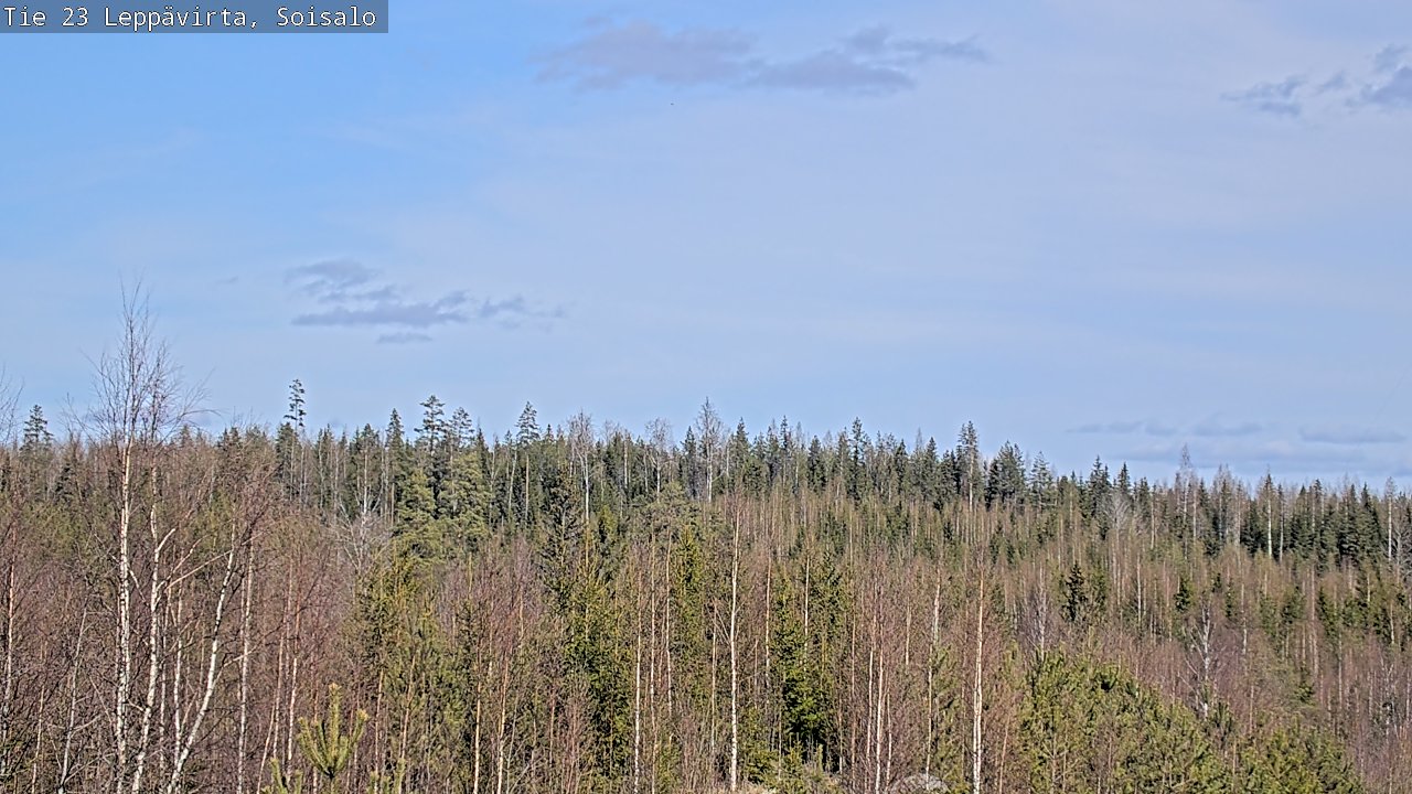Weather Camera Image Väg 23 Leppävirta, Soisalo, Leppävirta, Pohjois-Savo
