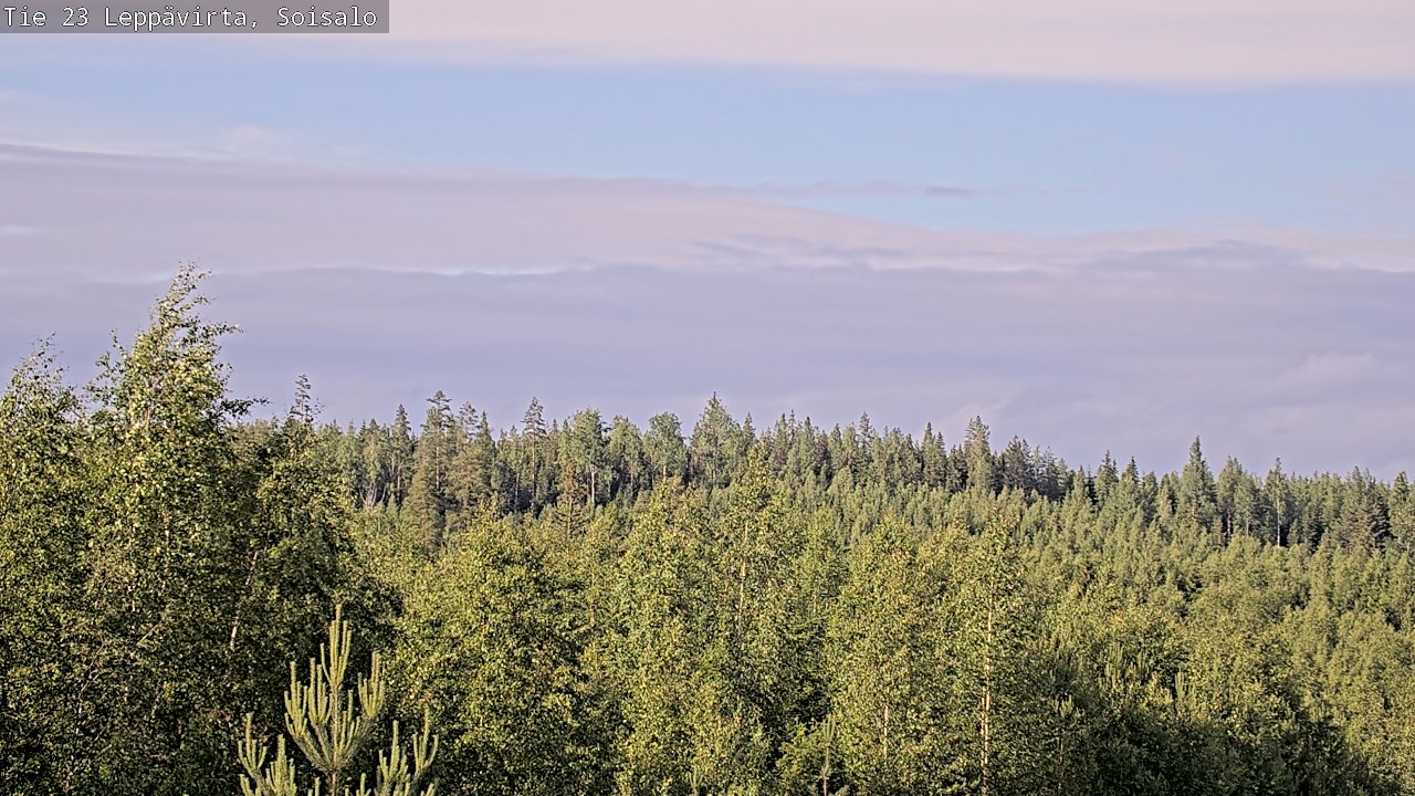 Weather Camera Image Väg 23 Leppävirta, Soisalo, Leppävirta, Pohjois-Savo