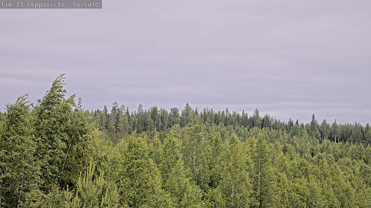 Weather Camera Image Väg 23 Leppävirta, Soisalo, Leppävirta, Pohjois-Savo