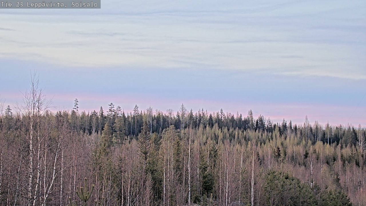 Weather Camera Image Väg 23 Leppävirta, Soisalo, Leppävirta, Pohjois-Savo