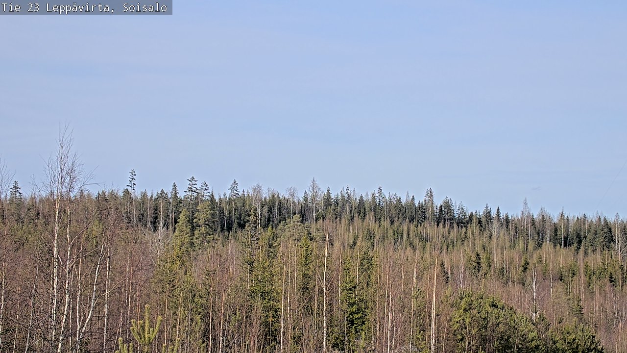 Weather Camera Image Väg 23 Leppävirta, Soisalo, Leppävirta, Pohjois-Savo