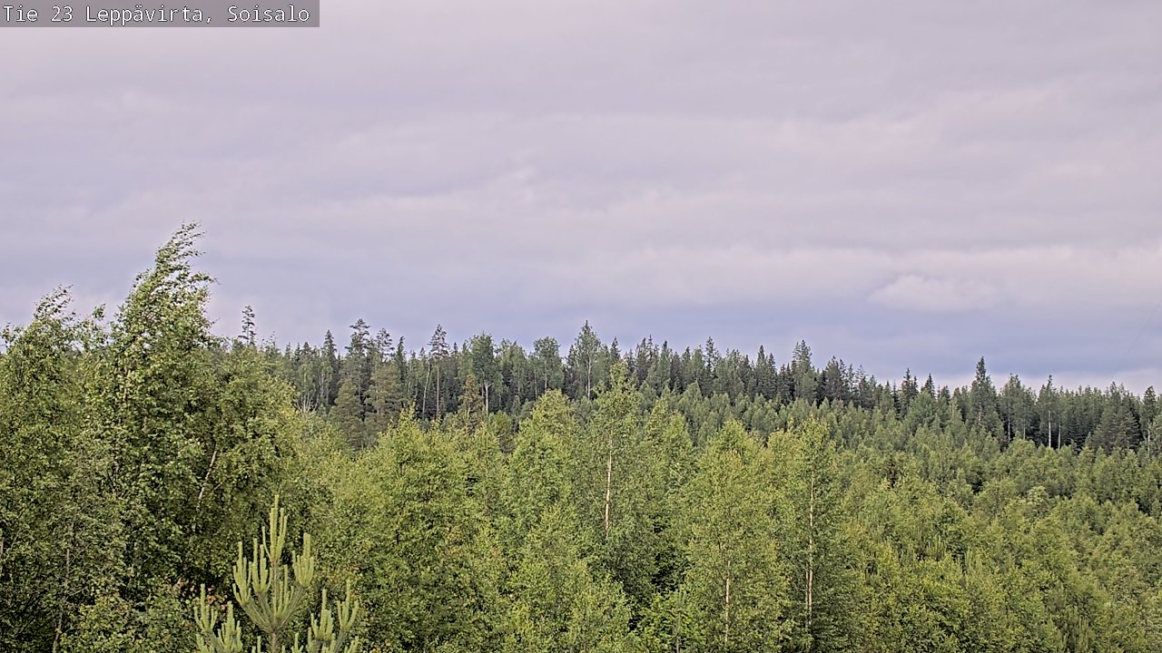 Weather Camera Image Väg 23 Leppävirta, Soisalo, Leppävirta, Pohjois-Savo