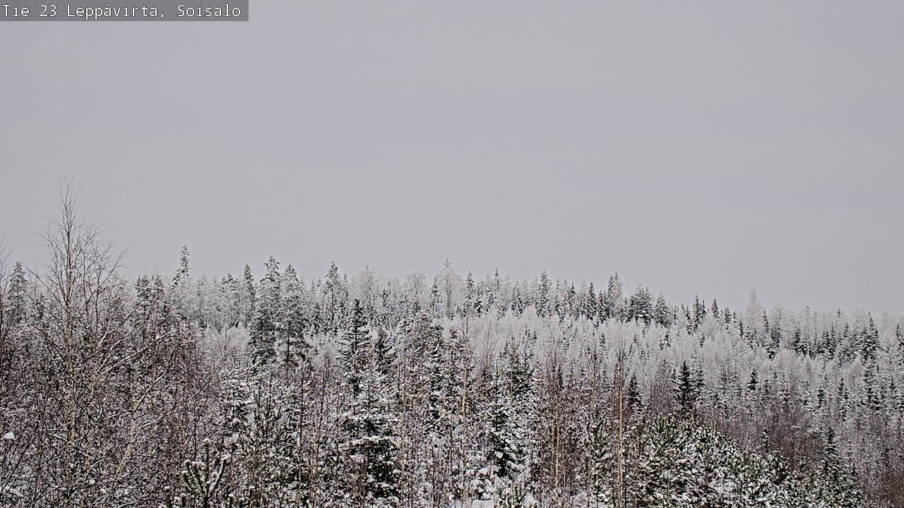 Weather Camera Image Road 23 Leppävirta, Soisalo, Leppävirta, Pohjois-Savo
