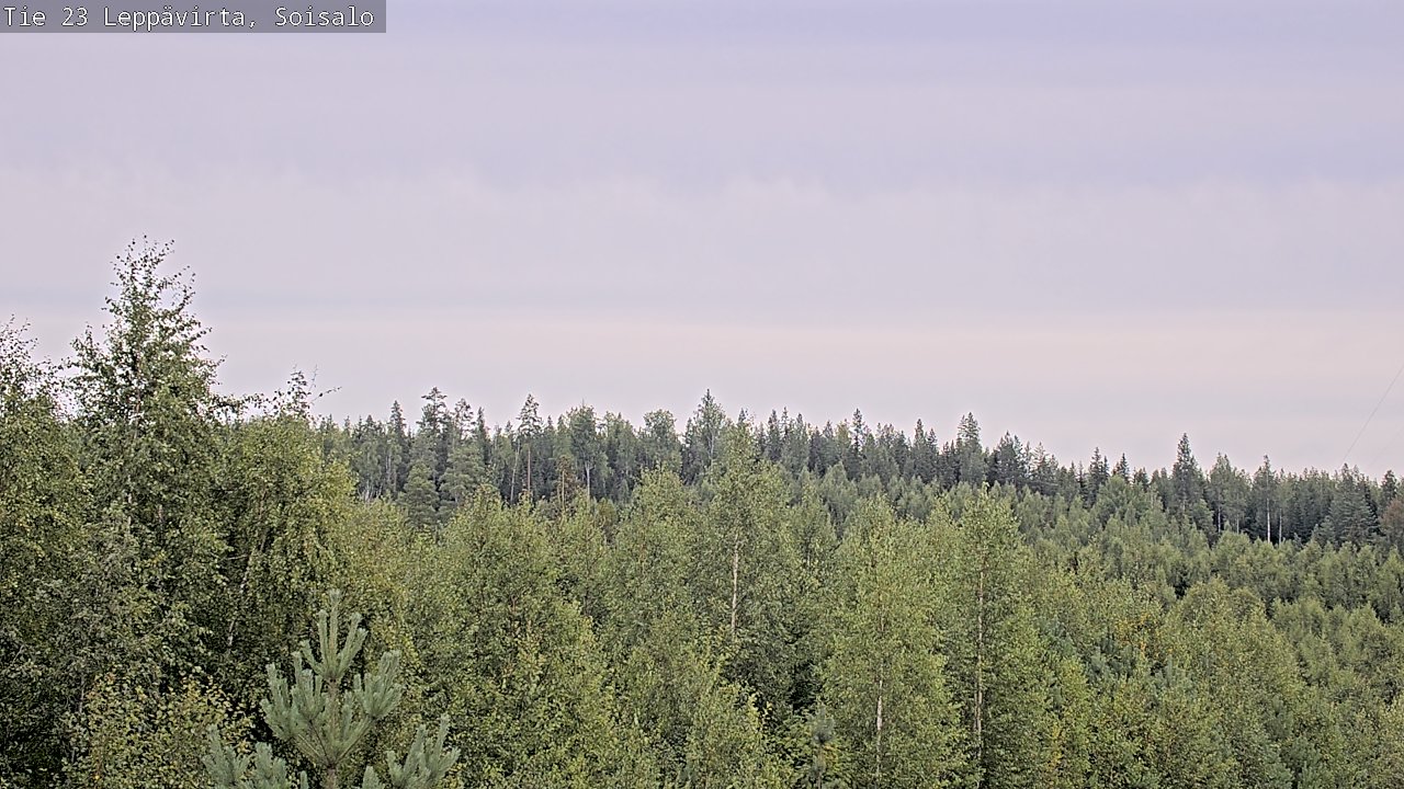 Weather Camera Image Road 23 Leppävirta, Soisalo, Leppävirta, Pohjois-Savo