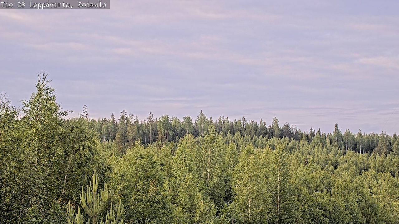 Weather Camera Image Väg 23 Leppävirta, Soisalo, Leppävirta, Pohjois-Savo