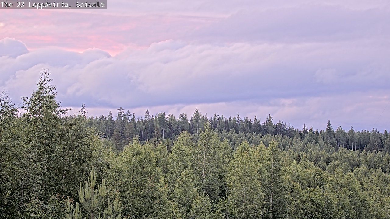 Weather Camera Image Väg 23 Leppävirta, Soisalo, Leppävirta, Pohjois-Savo