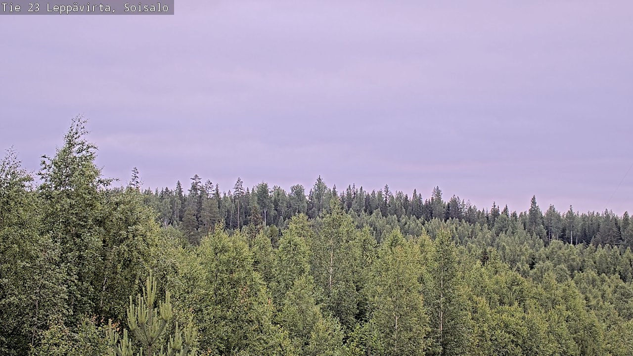 Weather Camera Image Väg 23 Leppävirta, Soisalo, Leppävirta, Pohjois-Savo