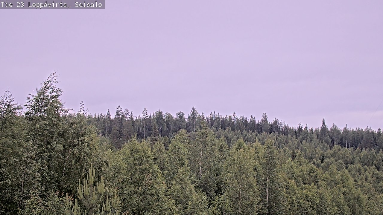 Weather Camera Image Väg 23 Leppävirta, Soisalo, Leppävirta, Pohjois-Savo