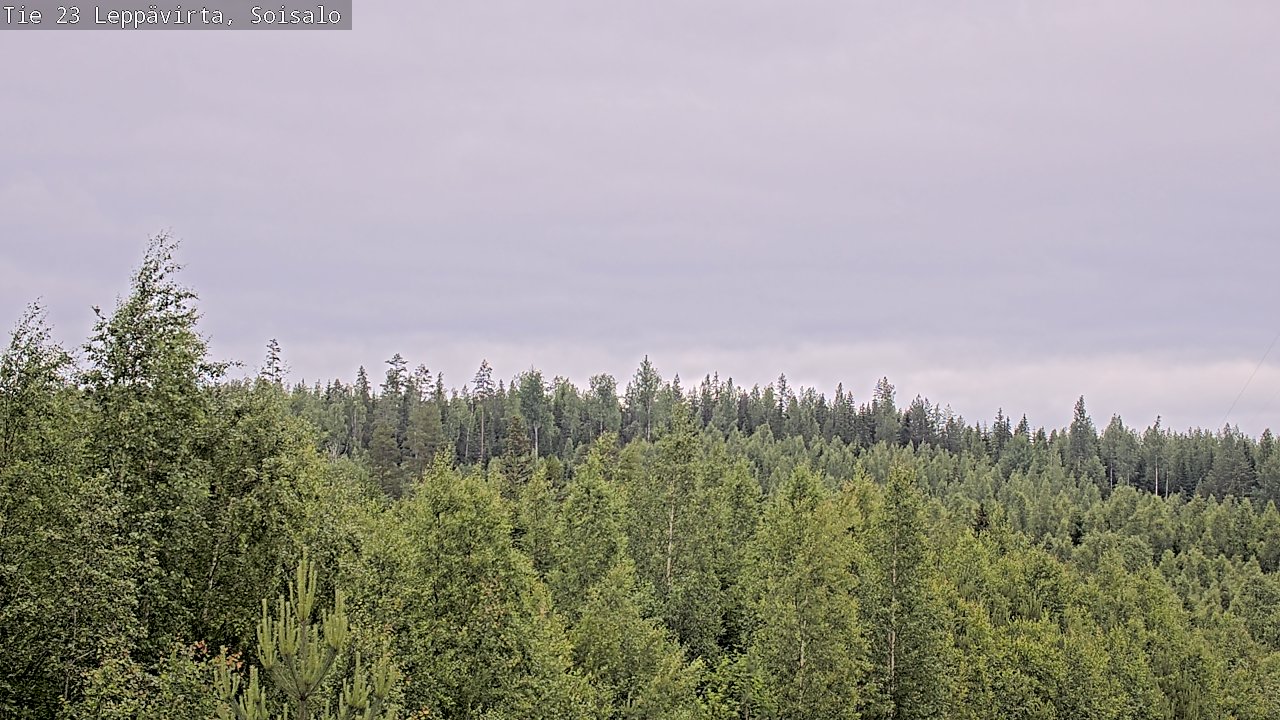 Weather Camera Image Väg 23 Leppävirta, Soisalo, Leppävirta, Pohjois-Savo