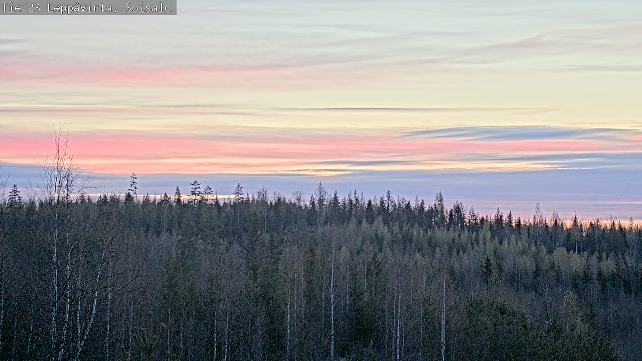 Weather Camera Image Väg 23 Leppävirta, Soisalo, Leppävirta, Pohjois-Savo