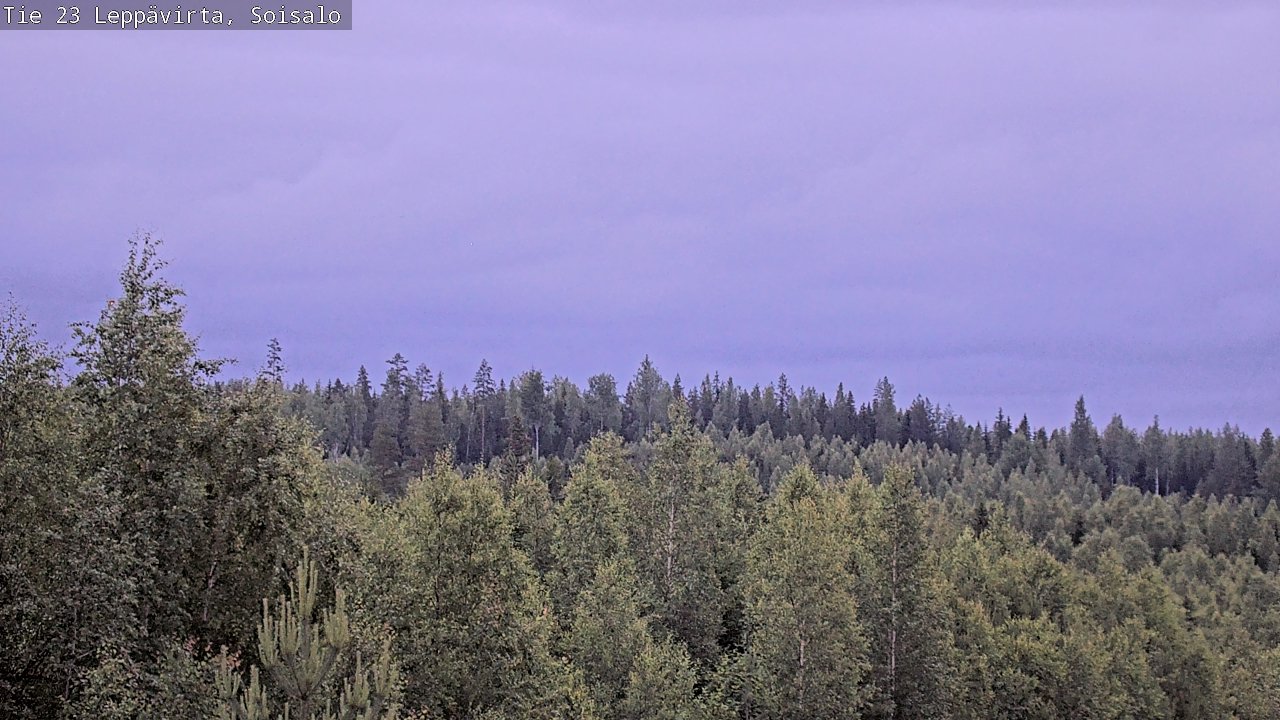 Weather Camera Image Väg 23 Leppävirta, Soisalo, Leppävirta, Pohjois-Savo