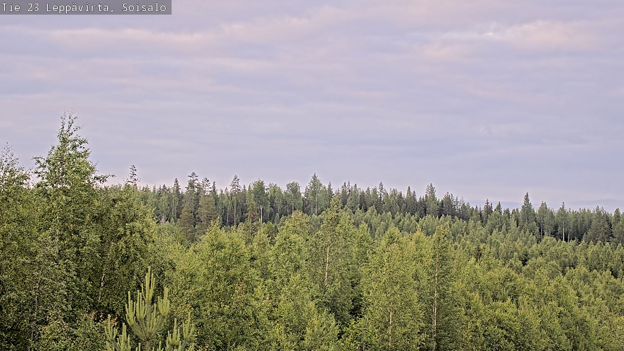 Weather Camera Image Väg 23 Leppävirta, Soisalo, Leppävirta, Pohjois-Savo