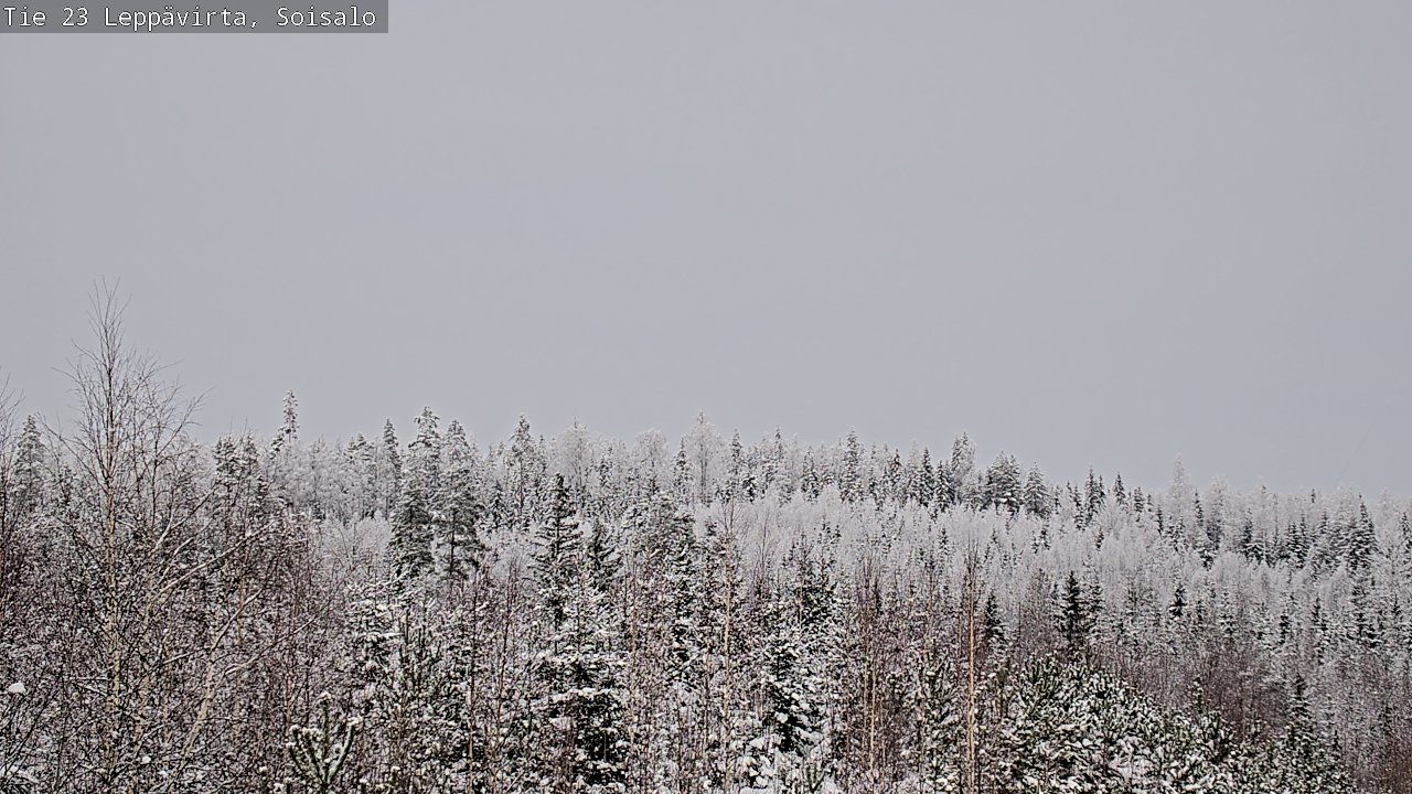 Weather Camera Image Road 23 Leppävirta, Soisalo, Leppävirta, Pohjois-Savo