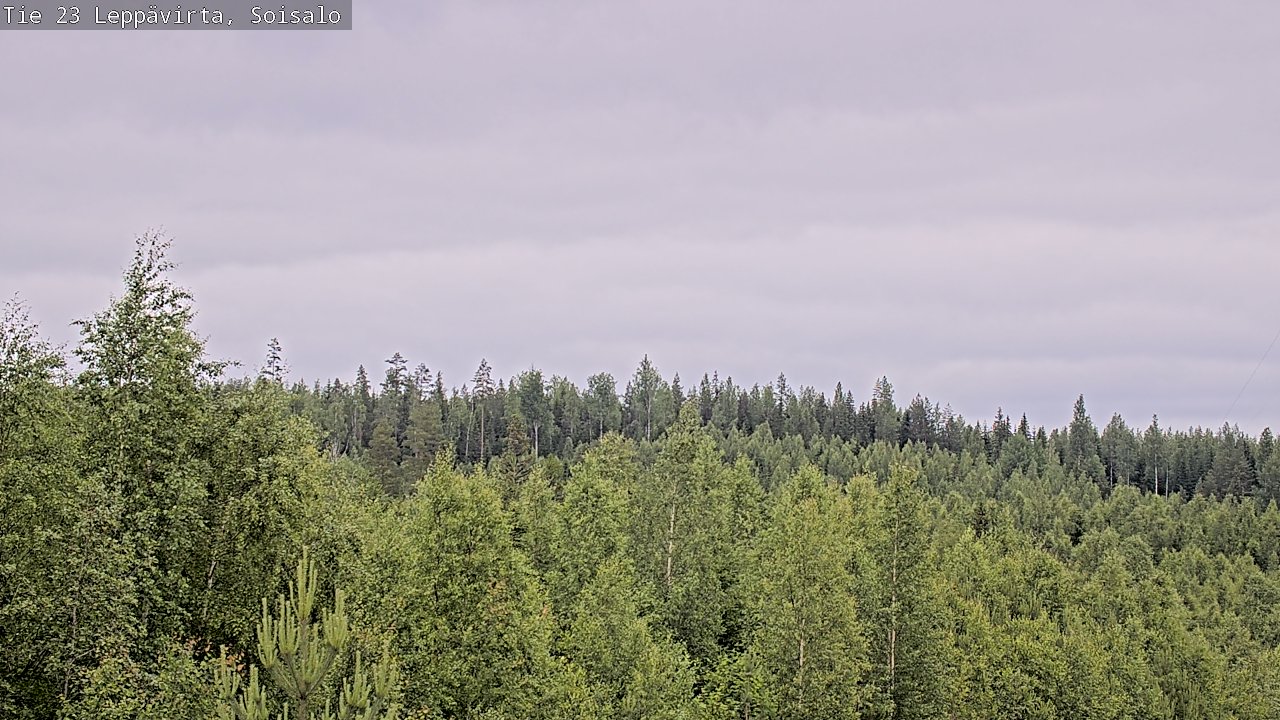 Weather Camera Image Väg 23 Leppävirta, Soisalo, Leppävirta, Pohjois-Savo