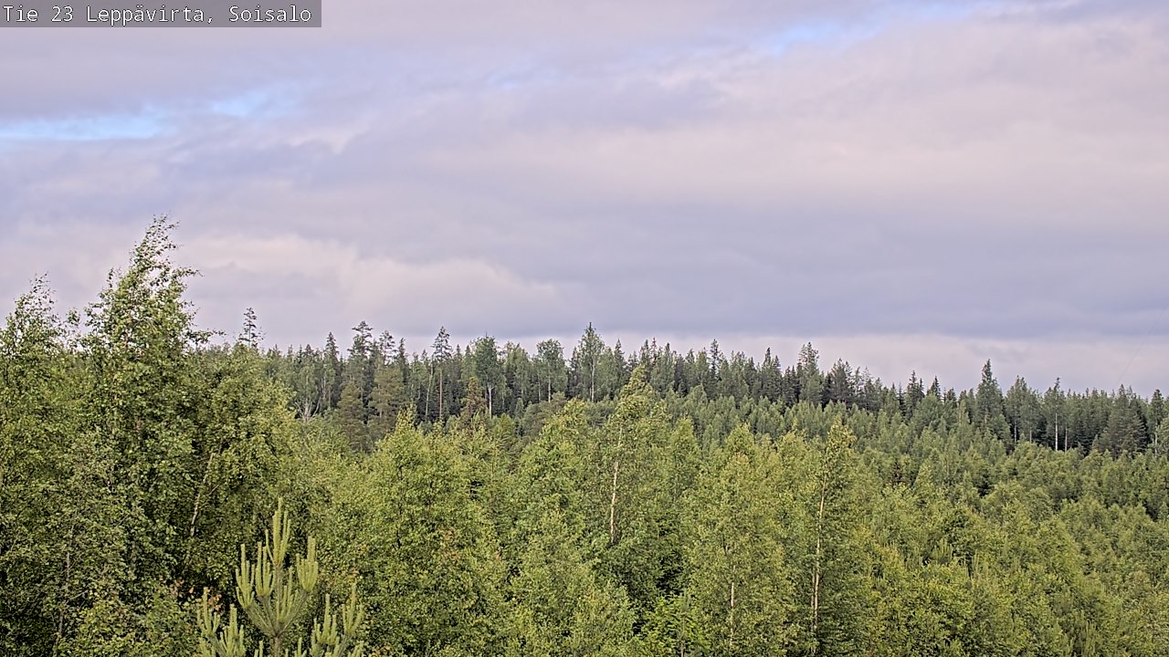 Weather Camera Image Väg 23 Leppävirta, Soisalo, Leppävirta, Pohjois-Savo