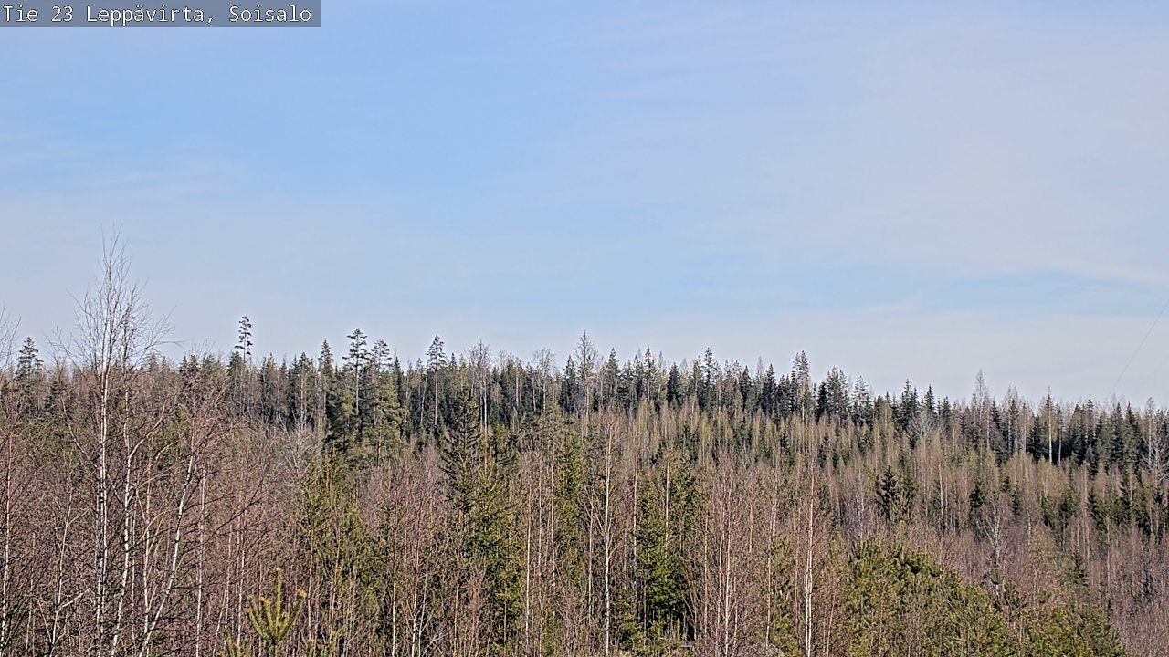 Weather Camera Image Väg 23 Leppävirta, Soisalo, Leppävirta, Pohjois-Savo