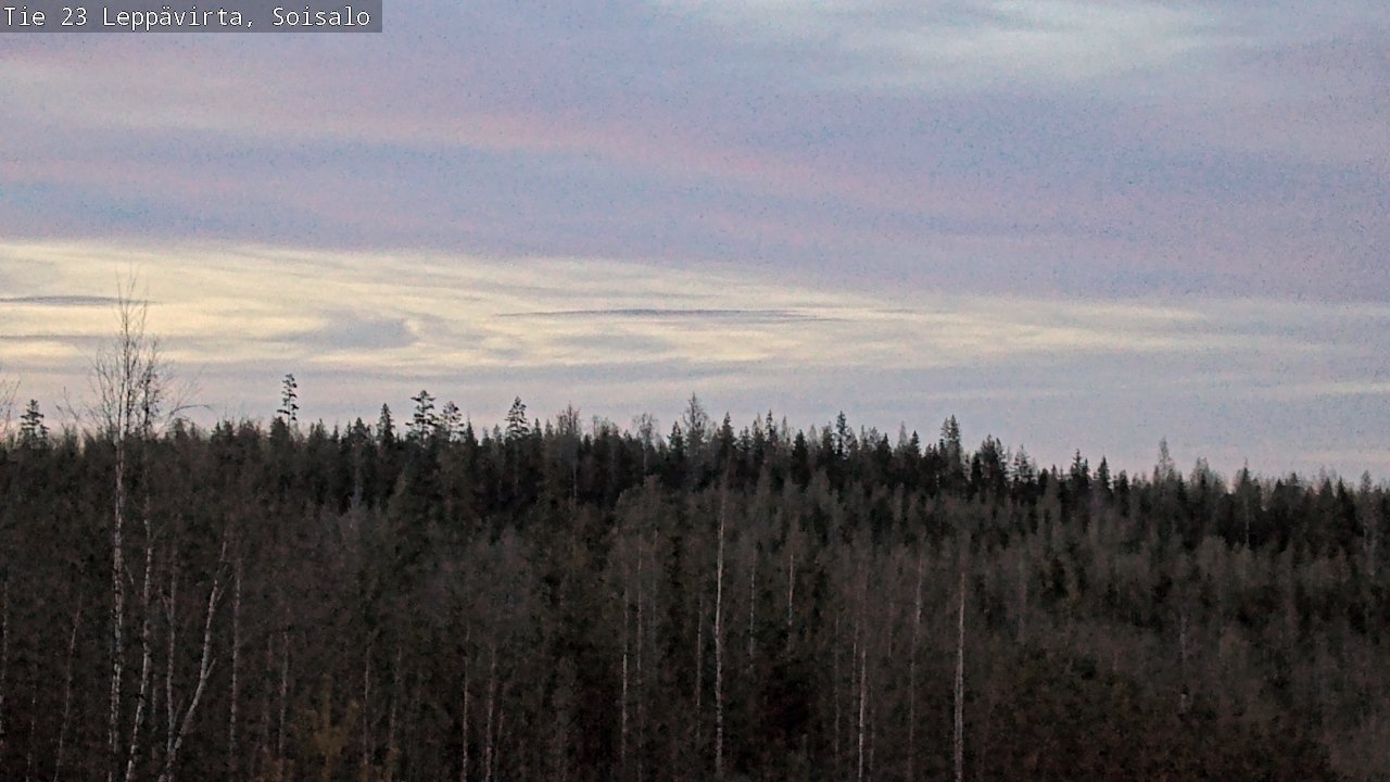 Weather Camera Image Väg 23 Leppävirta, Soisalo, Leppävirta, Pohjois-Savo
