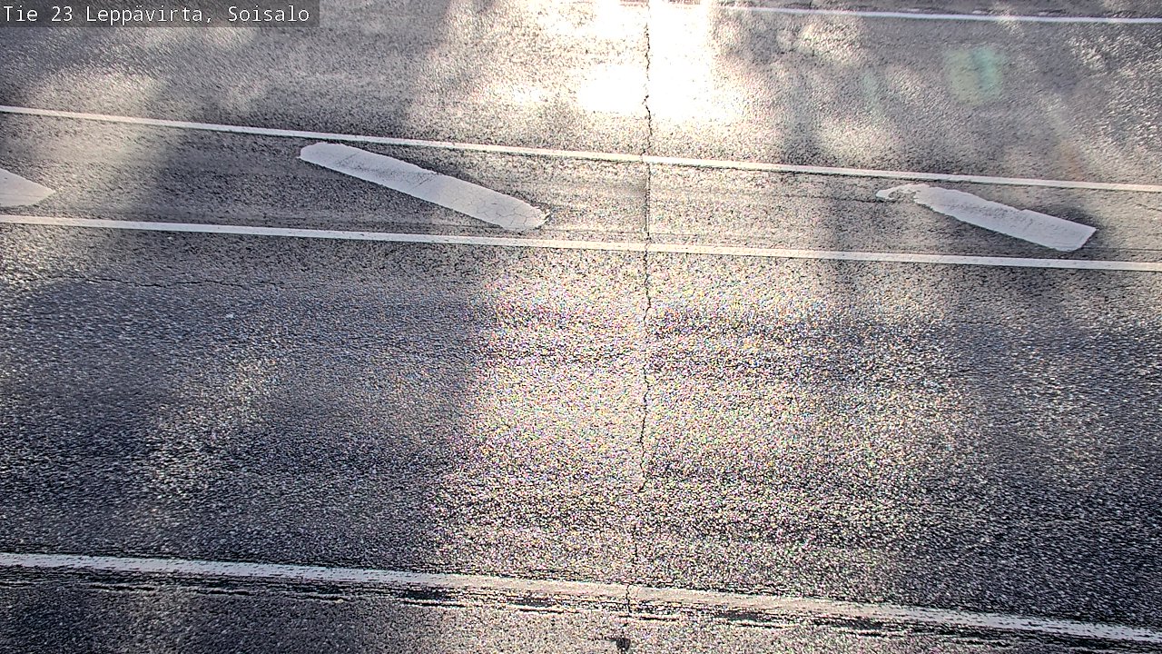 Weather Camera Image Road 23 Leppävirta, Soisalo, Leppävirta, Pohjois-Savo