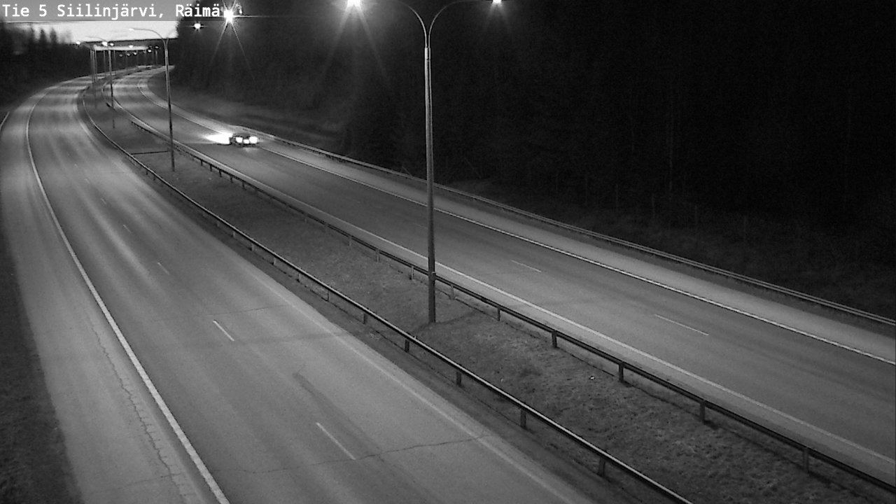 Weather Camera Image Road Siilinjärvi, Räimä, Siilinjärvi, Pohjois-Savo