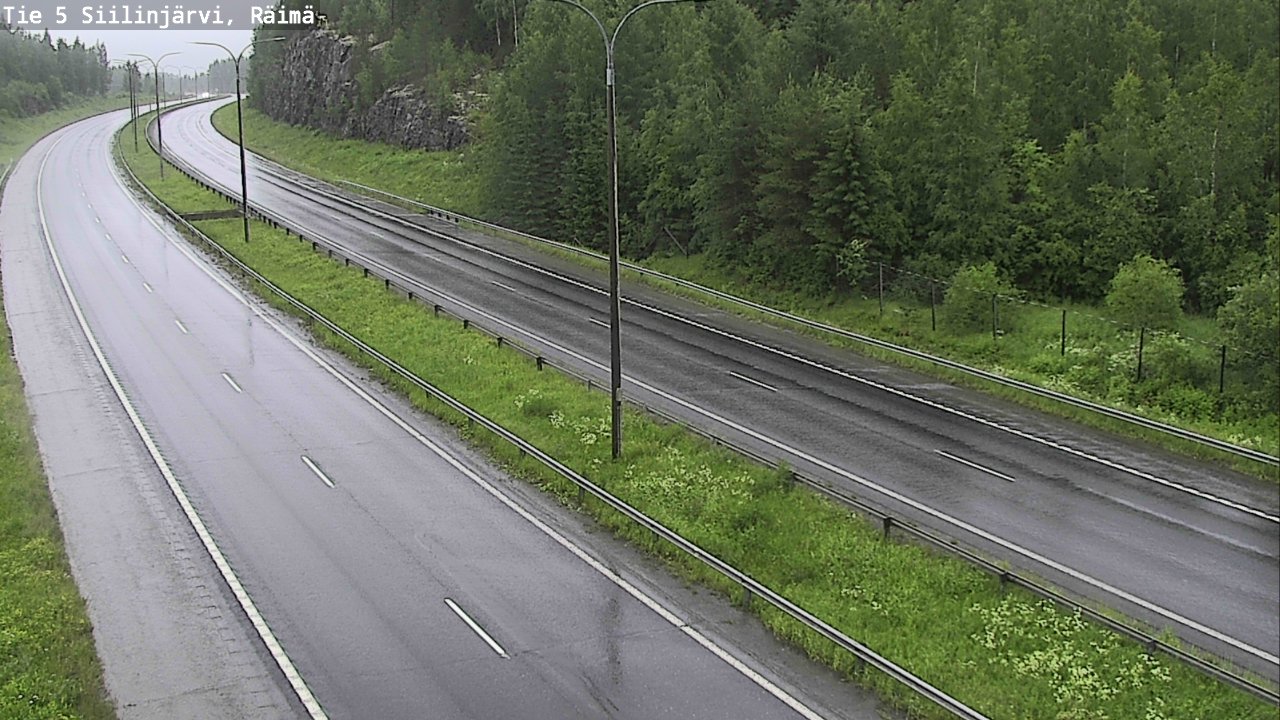 Weather Camera Image Road Siilinjärvi, Räimä, Siilinjärvi, Pohjois-Savo