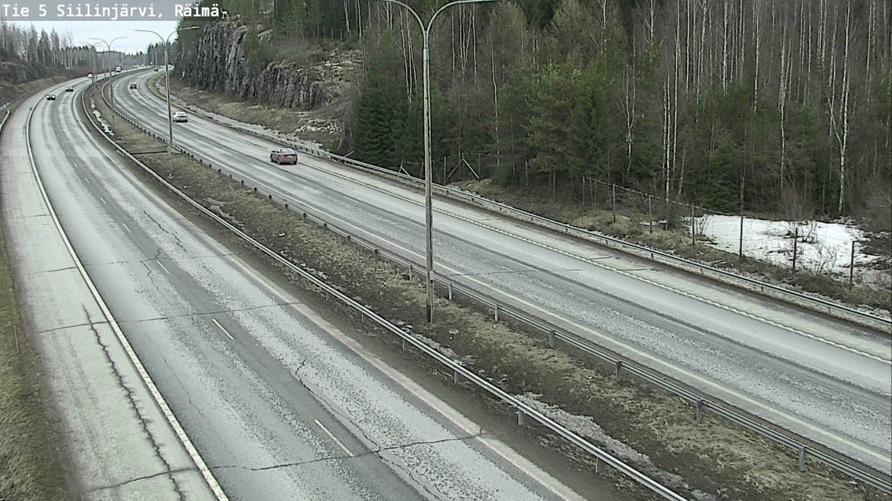 Weather Camera Image Väg 5 Siilinjärvi, Räimä, Siilinjärvi, Pohjois-Savo