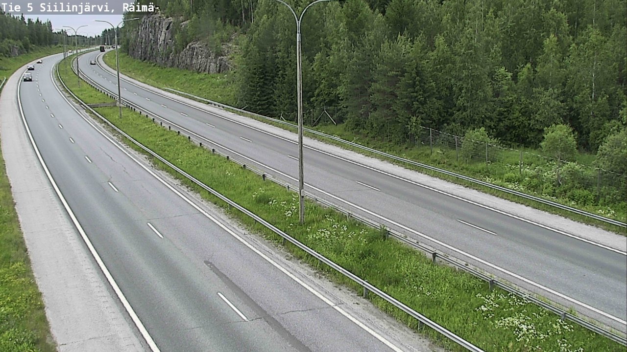 Weather Camera Image Road Siilinjärvi, Räimä, Siilinjärvi, Pohjois-Savo