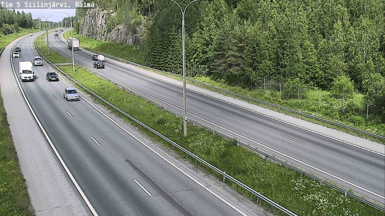 Weather Camera Image Road Siilinjärvi, Räimä, Siilinjärvi, Pohjois-Savo