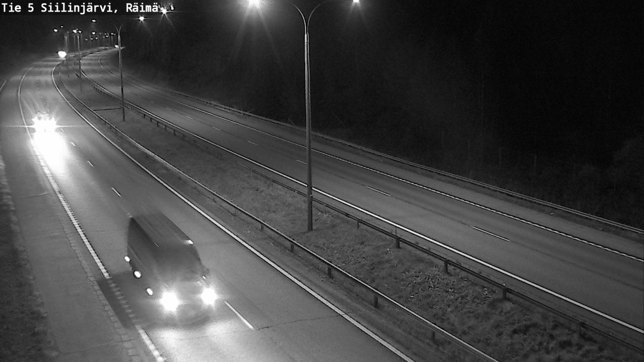 Weather Camera Image Road Siilinjärvi, Räimä, Siilinjärvi, Pohjois-Savo
