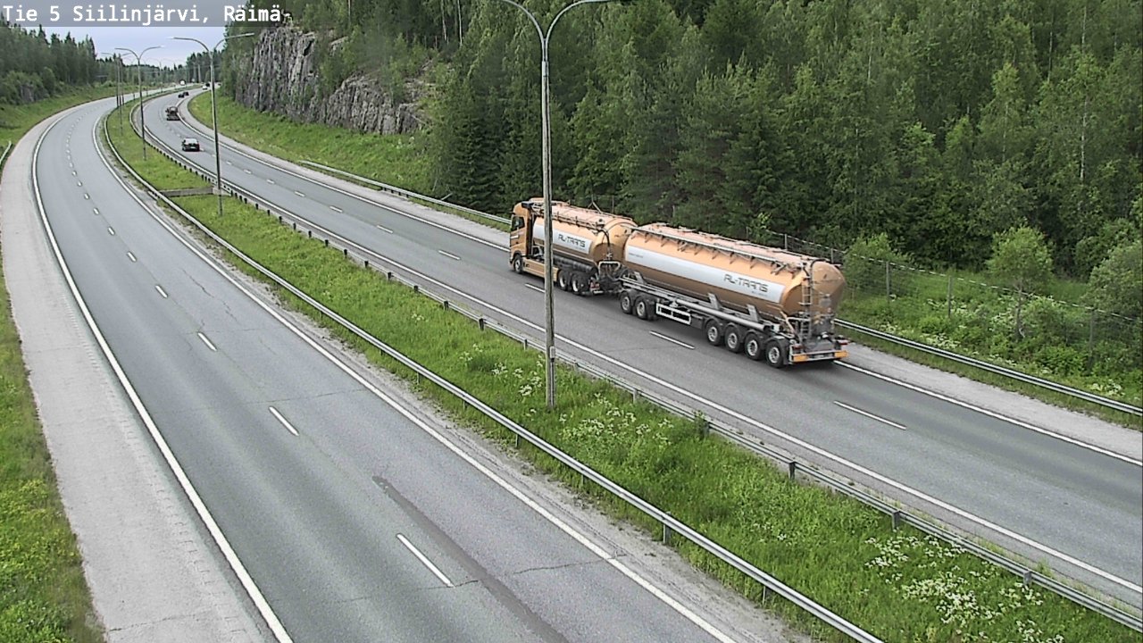 Weather Camera Image Road Siilinjärvi, Räimä, Siilinjärvi, Pohjois-Savo