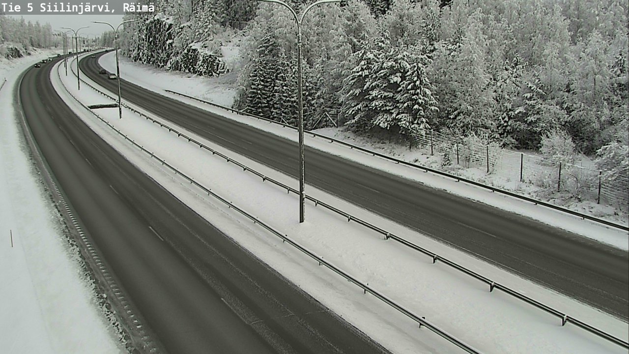 Weather Camera Image Road Siilinjärvi, Räimä, Siilinjärvi, Pohjois-Savo