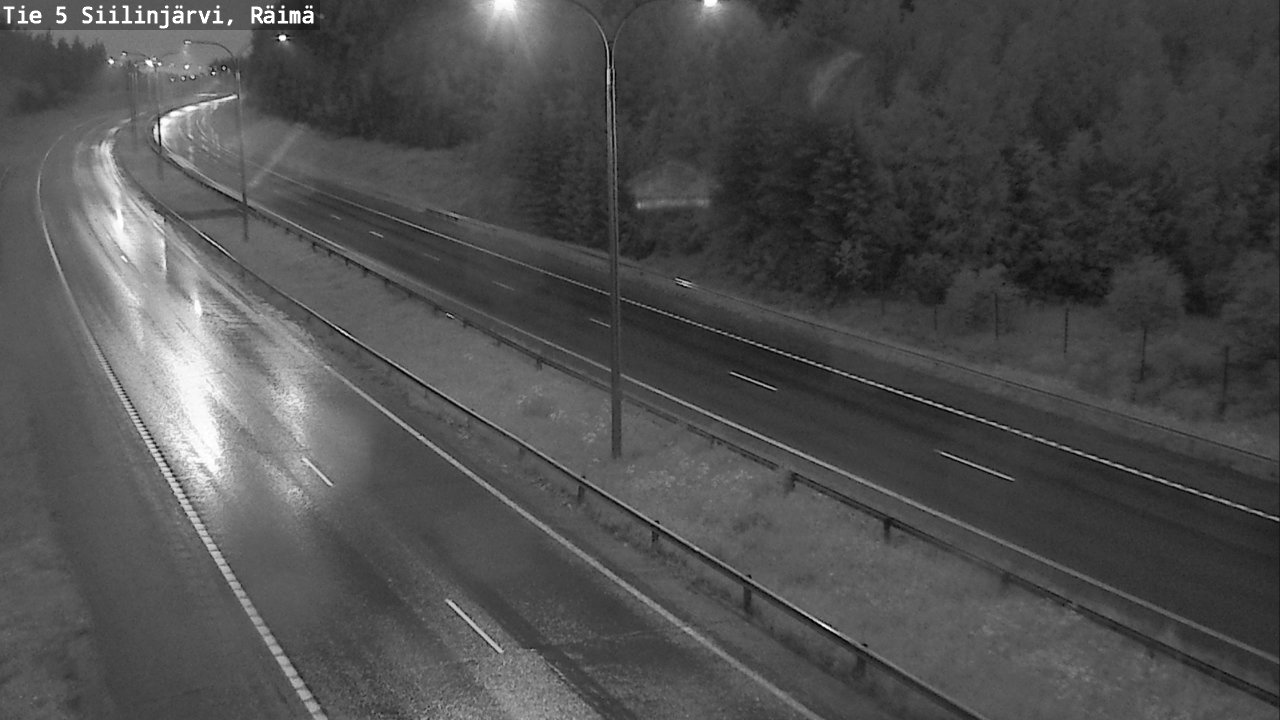 Weather Camera Image Road Siilinjärvi, Räimä, Siilinjärvi, Pohjois-Savo