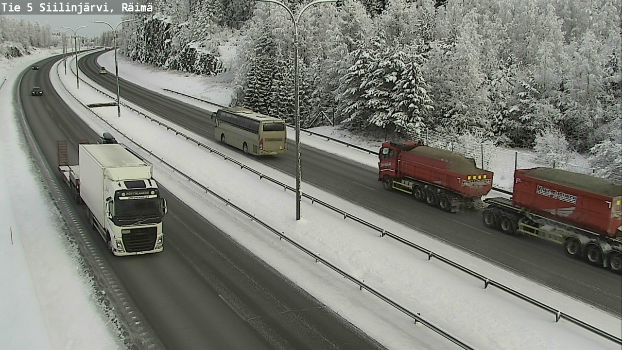 Weather Camera Image Road Siilinjärvi, Räimä, Siilinjärvi, Pohjois-Savo