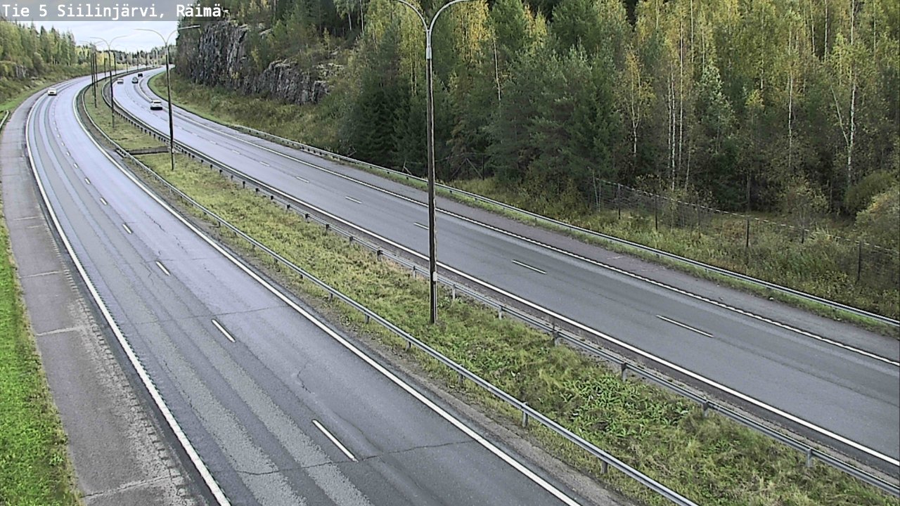 Weather Camera Image Road Siilinjärvi, Räimä, Siilinjärvi, Pohjois-Savo