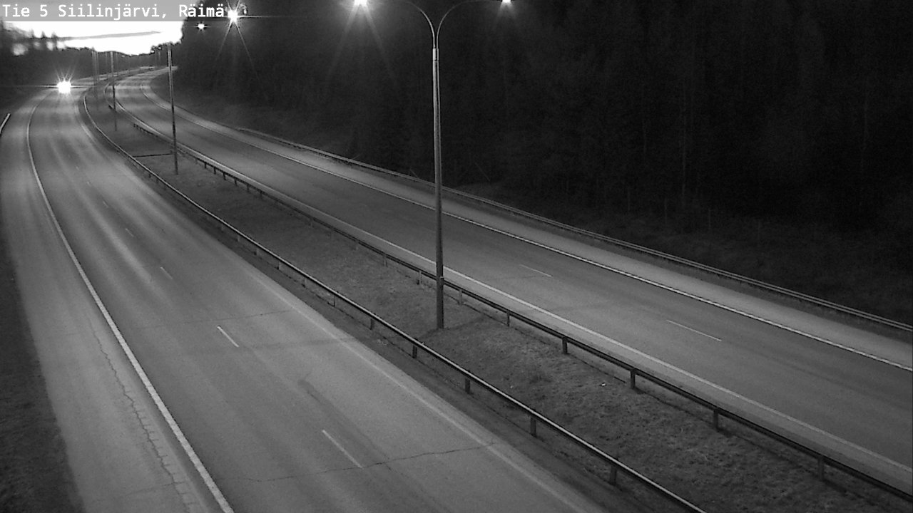 Weather Camera Image Road Siilinjärvi, Räimä, Siilinjärvi, Pohjois-Savo