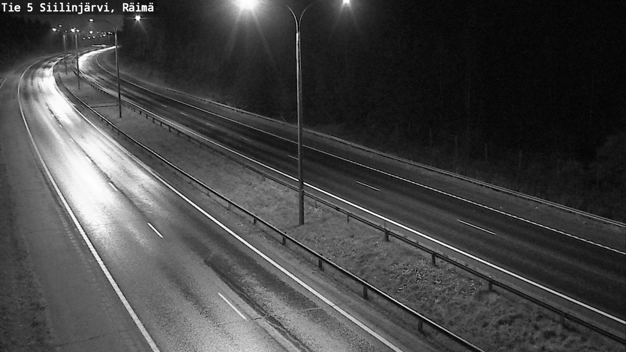 Weather Camera Image Road Siilinjärvi, Räimä, Siilinjärvi, Pohjois-Savo