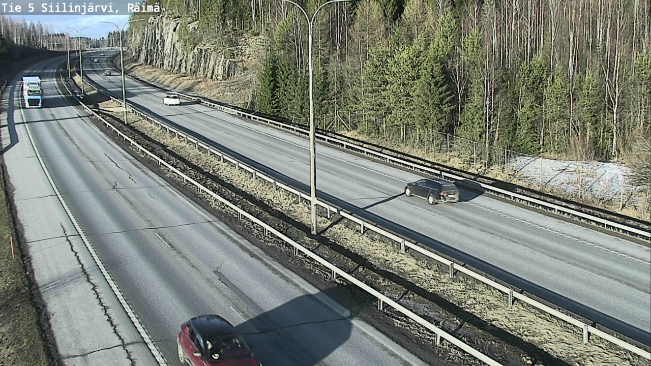 Weather Camera Image Väg 5 Siilinjärvi, Räimä, Siilinjärvi, Pohjois-Savo