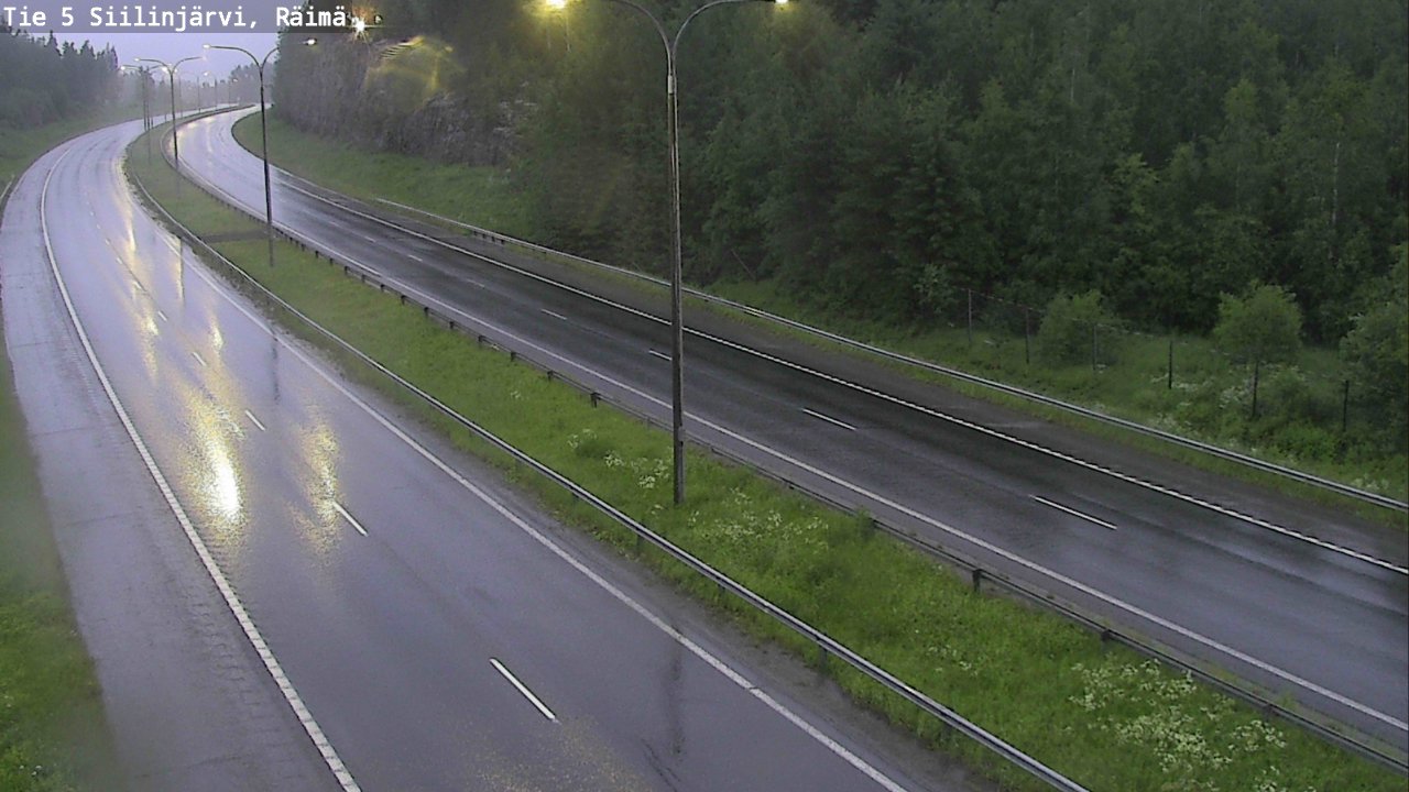 Weather Camera Image Road Siilinjärvi, Räimä, Siilinjärvi, Pohjois-Savo