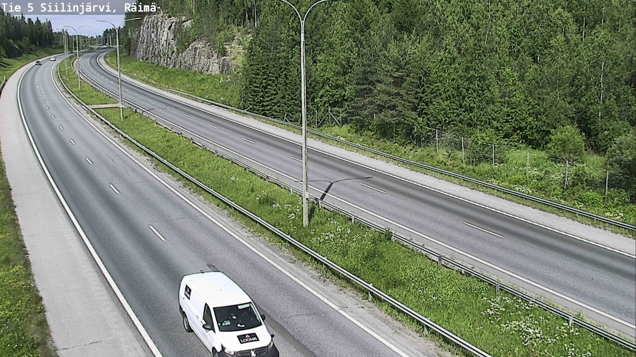Weather Camera Image Road Siilinjärvi, Räimä, Siilinjärvi, Pohjois-Savo
