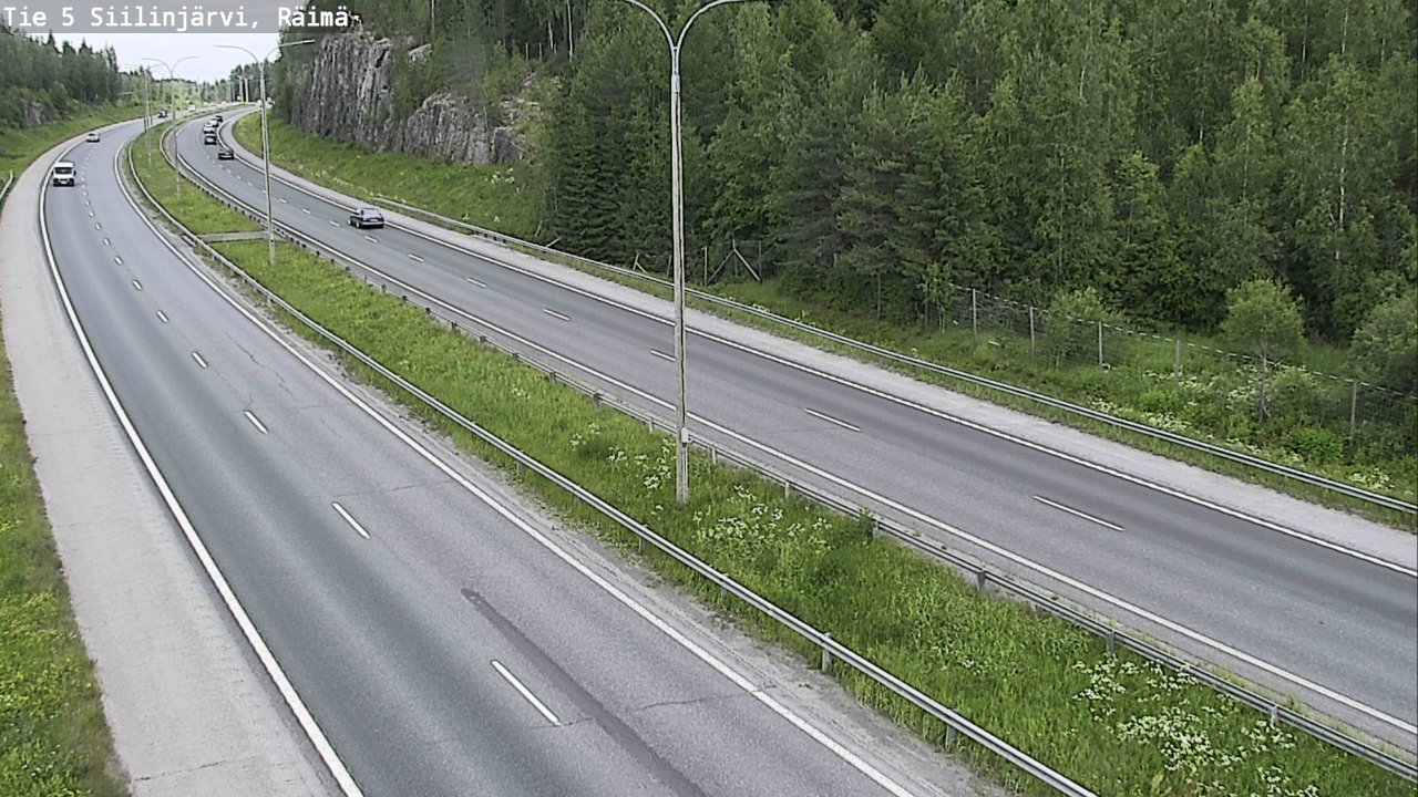 Weather Camera Image Road Siilinjärvi, Räimä, Siilinjärvi, Pohjois-Savo