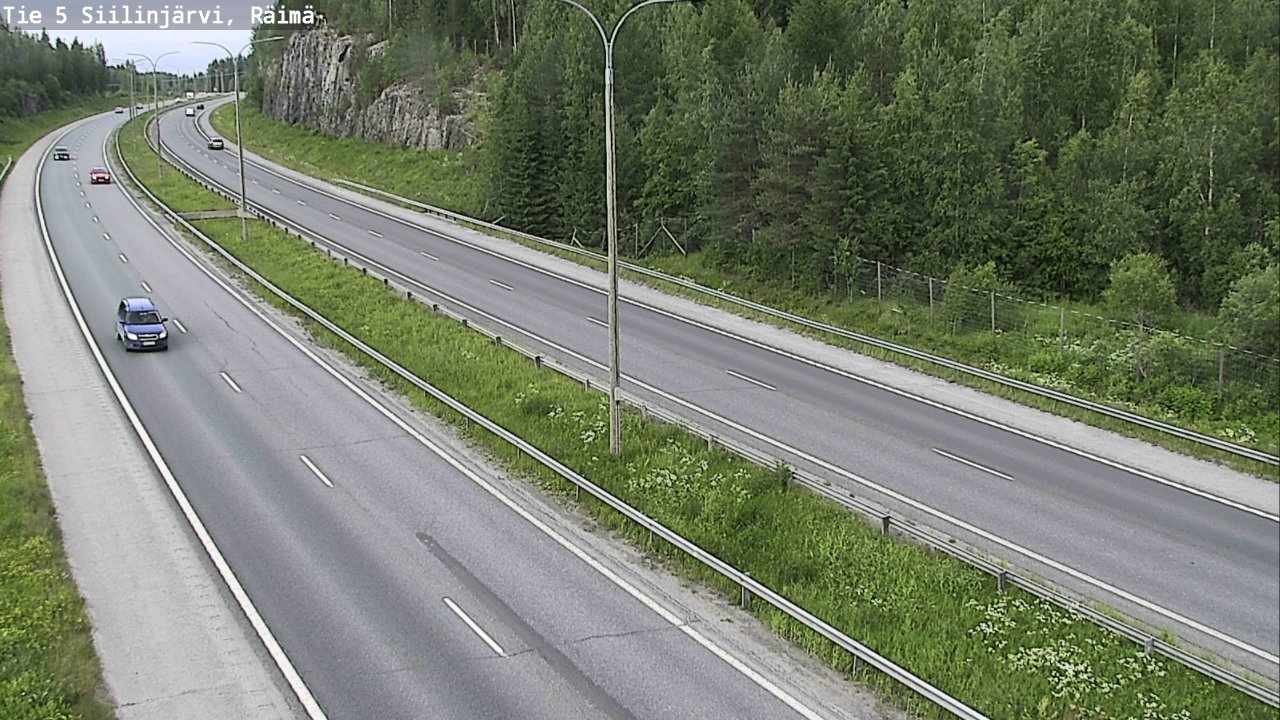Weather Camera Image Road Siilinjärvi, Räimä, Siilinjärvi, Pohjois-Savo