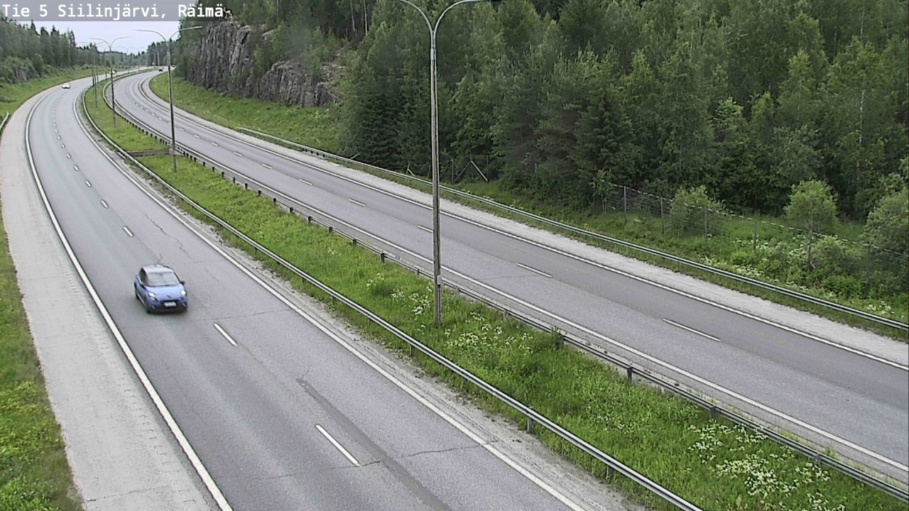 Weather Camera Image Road Siilinjärvi, Räimä, Siilinjärvi, Pohjois-Savo