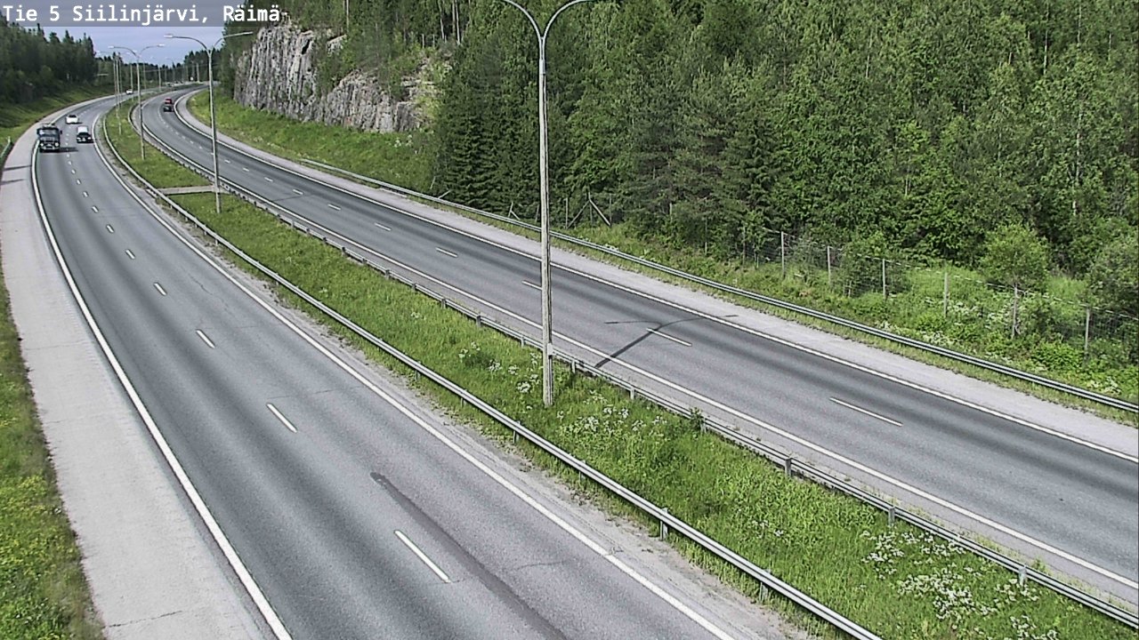 Weather Camera Image Road Siilinjärvi, Räimä, Siilinjärvi, Pohjois-Savo