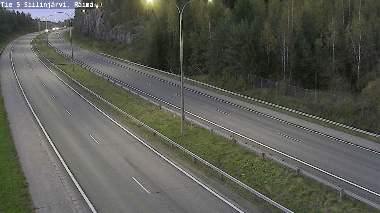 Weather Camera Image Road Siilinjärvi, Räimä, Siilinjärvi, Pohjois-Savo