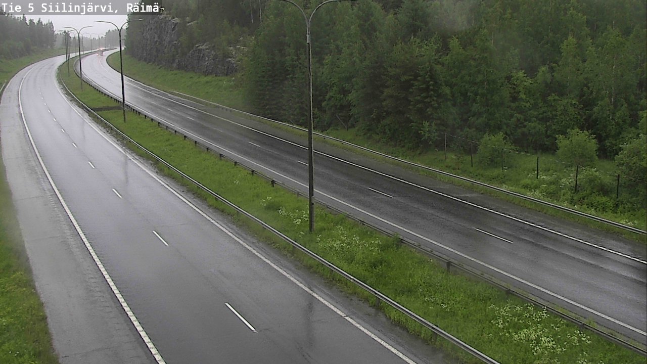 Weather Camera Image Road Siilinjärvi, Räimä, Siilinjärvi, Pohjois-Savo