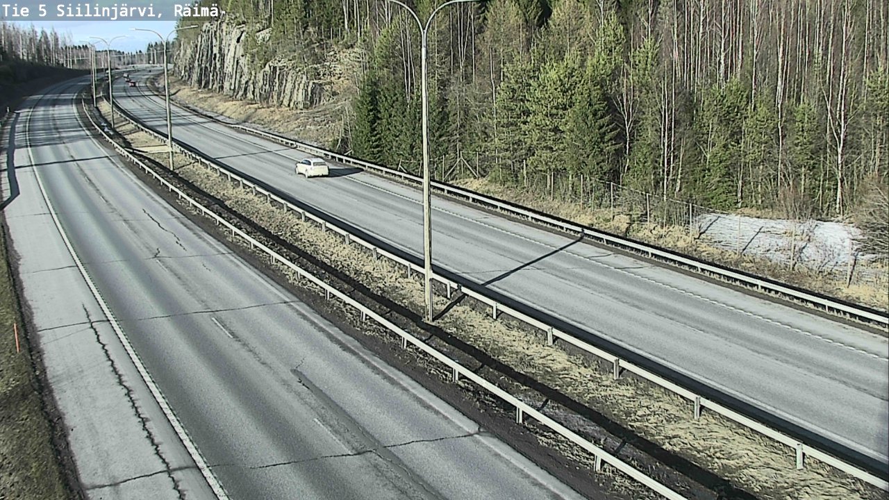Weather Camera Image Väg 5 Siilinjärvi, Räimä, Siilinjärvi, Pohjois-Savo