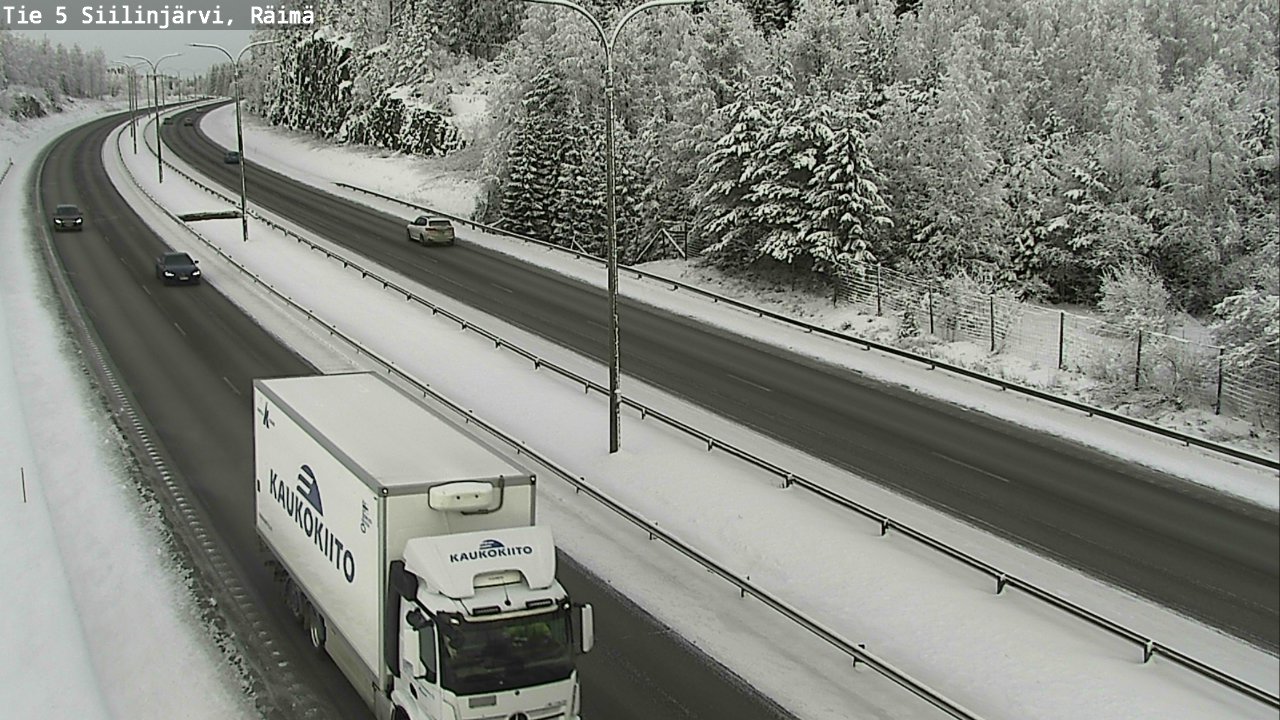 Weather Camera Image Road Siilinjärvi, Räimä, Siilinjärvi, Pohjois-Savo