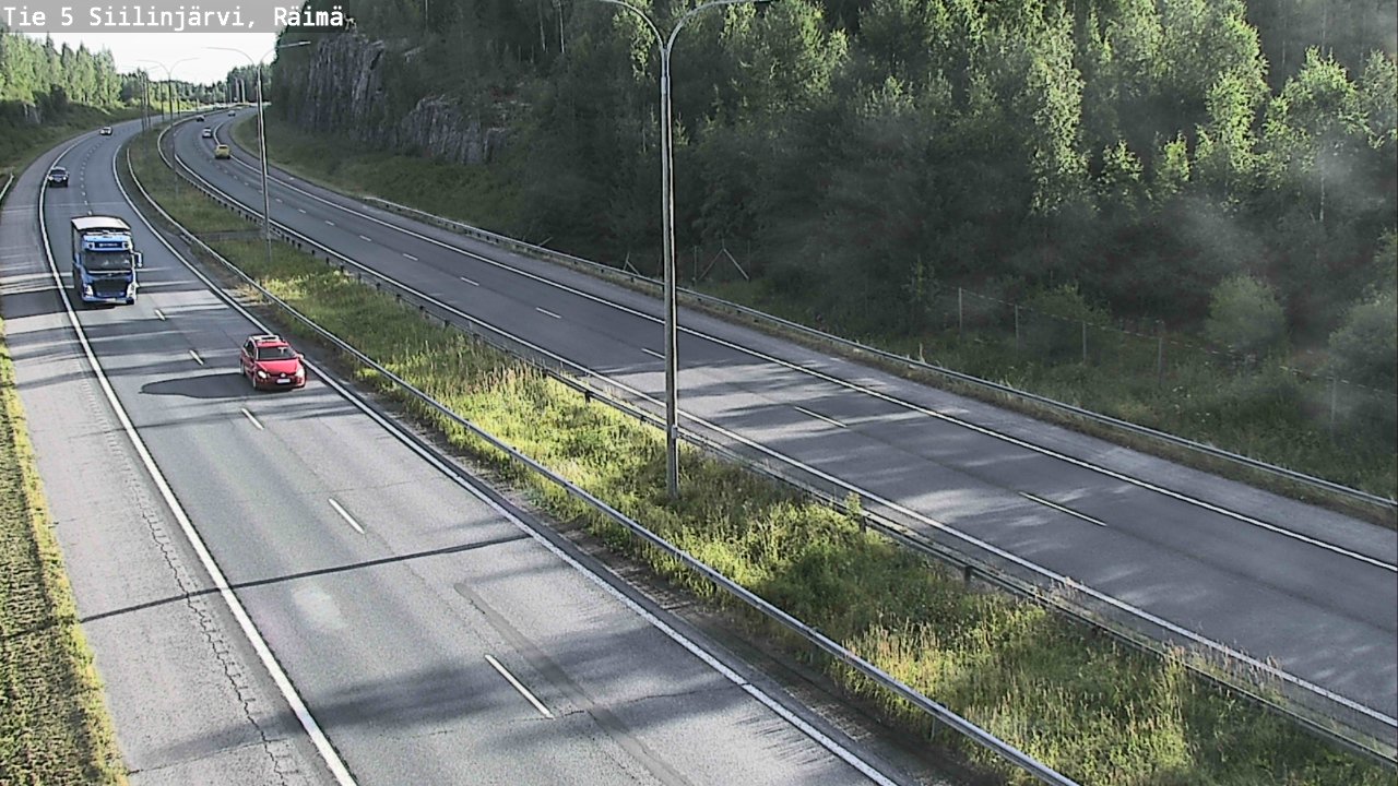 Weather Camera Image Väg 5 Siilinjärvi, Räimä, Siilinjärvi, Pohjois-Savo