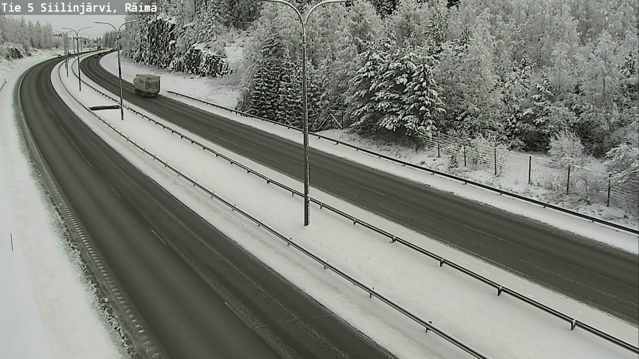 Weather Camera Image Road Siilinjärvi, Räimä, Siilinjärvi, Pohjois-Savo