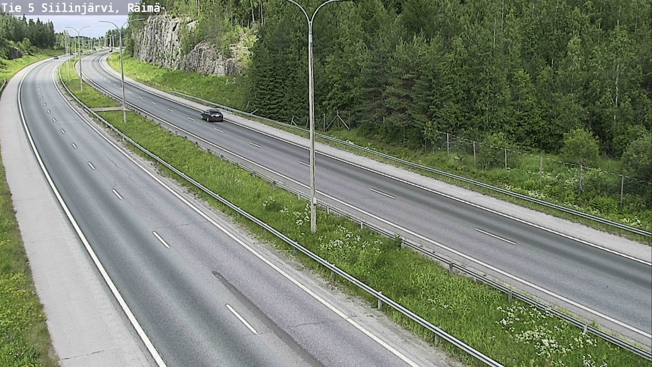 Weather Camera Image Road Siilinjärvi, Räimä, Siilinjärvi, Pohjois-Savo