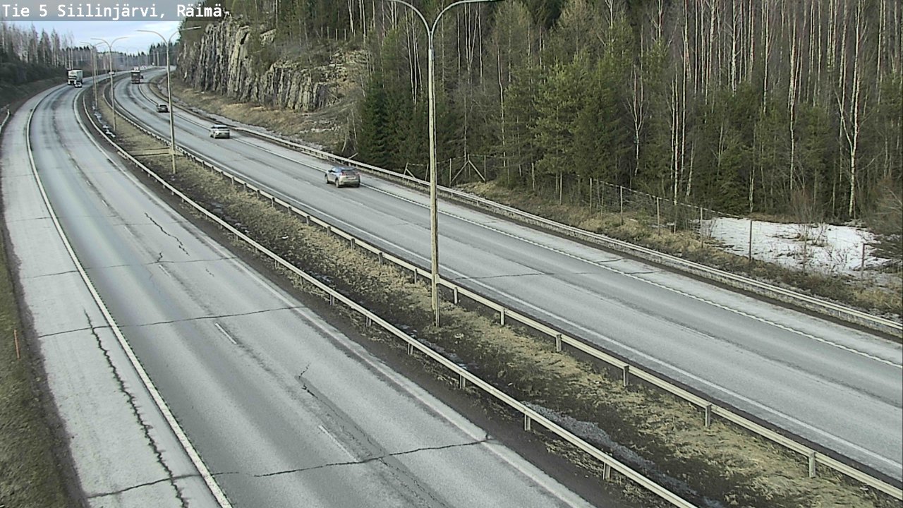 Weather Camera Image Väg 5 Siilinjärvi, Räimä, Siilinjärvi, Pohjois-Savo